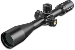 WestHunter Optics HD-N SFIR FFP Series Rifle Scope with Zero Stop, 30mm Center Tube, First Image Plane, Red Illuminated Etche
