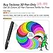 Tecboss 3D Drawing Pen, M1 3D Doodler for Kids, 3D Printer Printing Pen w/20 Colors 330 Feet PLA Filament Refills (Add Both to Cart, for Sale)