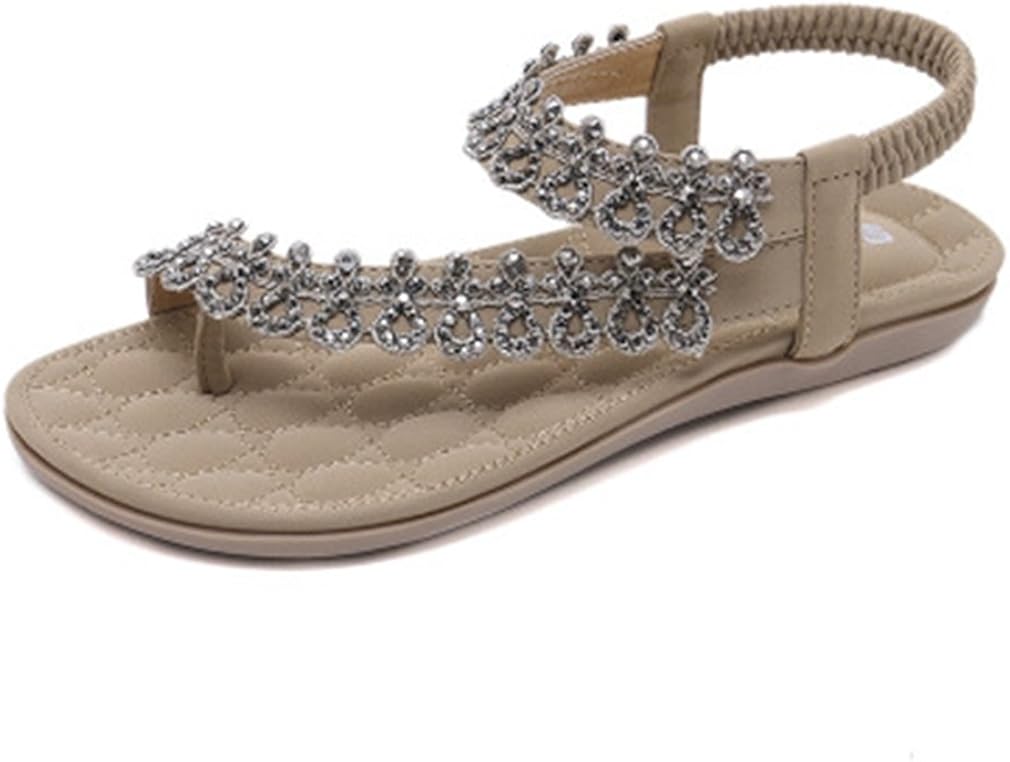 sparkly beach sandals