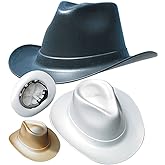 Vulcan Cowboy Style Hard Hat White