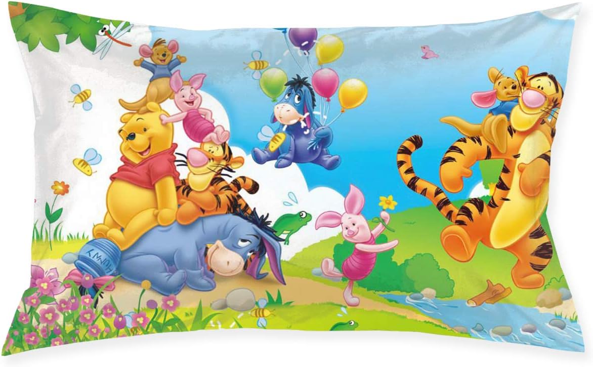 Amazon Com Meirdre Pillow Cases Winnie The Pooh Standard Pillow