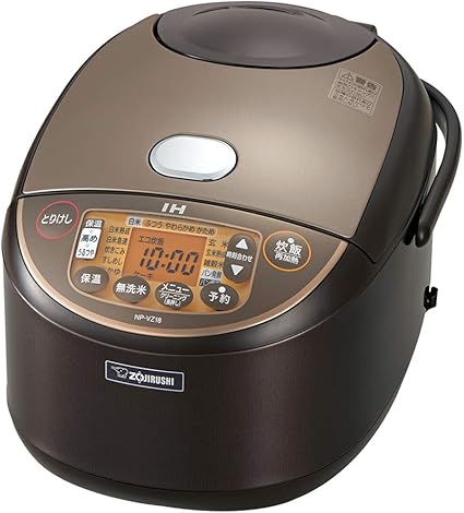 Amazon 象印 炊飯器 1升 10合 Ih式 極め炊き ブラウン Np Vz18 Ta 象印マホービン Zojirushi 炊飯器
