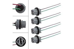 Winka 7440 7443 T20 Plugs Sockets Extension Wire Harness For Turn Signal Reverse Light Bulbs Socket
