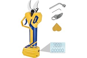 WITLIGHT Electric Pruning Shears Compatible with DeWalt 20V Battery (Tool Only), Mellif Upgraded Cordless Tree Pruner w/ 20,000RPM Brushless & 30mm (1.2") Cutting Diameter SK5 Steel Blade for Gardening