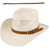 Gamboa Hat Bands for Cowboy Hats Western Accesories Men Hat Belt Band (Hat Not Included)