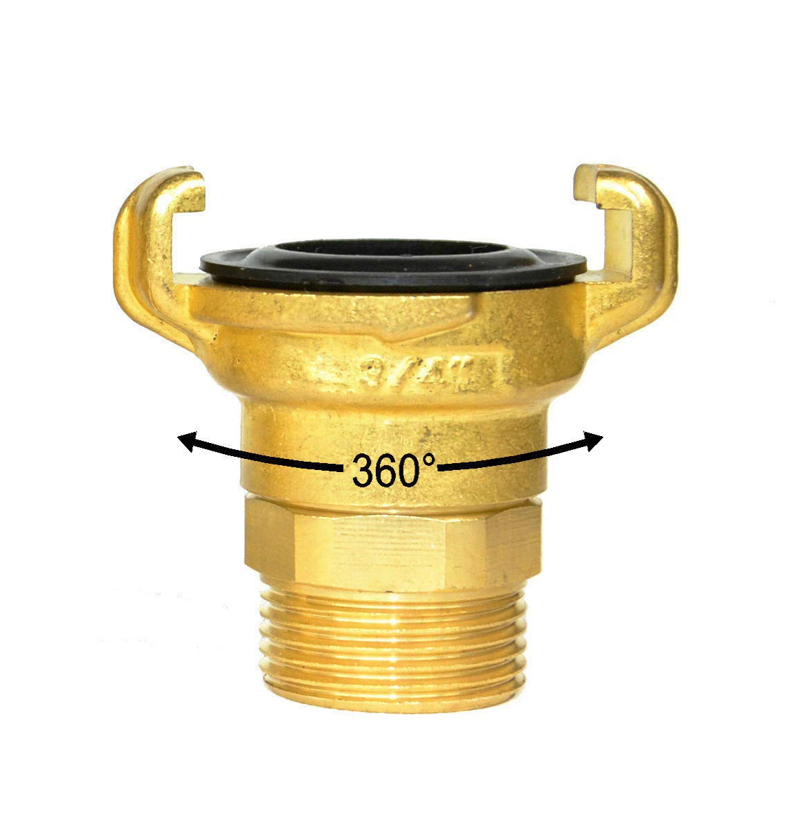 Quick Coupling 360° Freely rotatable with External Thread