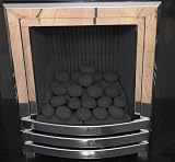 The Stove Wizard Gas Fire Pebbles 30 Large Black Ceramic Heat Resistant 70x50mm view 5