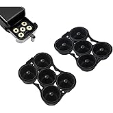 Kirynd Silicone Donut Mold for 8QT-10QT Air Fryer,Set of 2 Donut Pan for Baking,Non-Stick Bagel Pan for 5 Doughnuts,Dishwasher Safe, Heat Resistant and Microwave Safe