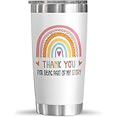 OASSIE Teacher Gifts for Women - 20 oz Stainless Steel Insulated Coffee Tumbler with Lid - Teachers Day Thank You Graduation Back To School Birthday Teacher Appreciation Gifts for Women Coworkers