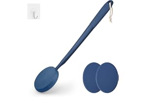 Lotion Applicator for Back, Feet & Legs with Long Plastic Handle, Back Moisturizer Cream, Self Tanning, Sunscreen, Ointment, 