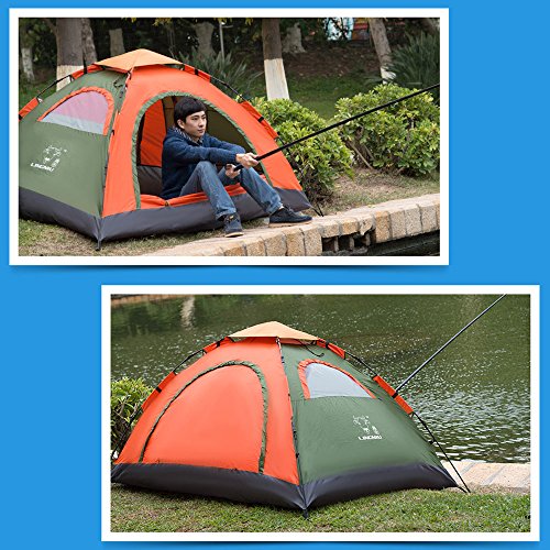 image for lychee 2 Person Camping Tent, Light Weight Quick Opening Design Waterp