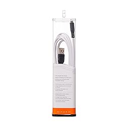Ventev FC6-WHT256527 6 ft. Chargesync Flat USB A to
