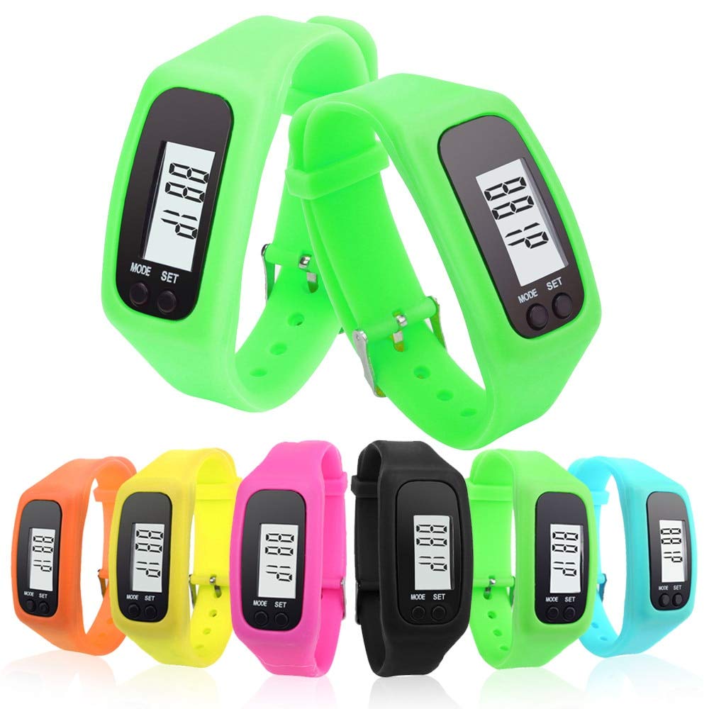 Generic Longlife battery Multifunction 6 Colors Digital LCD Pedometer