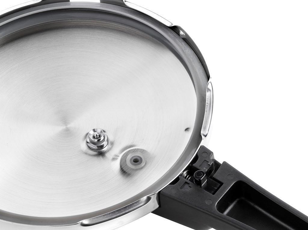 Monix Quick Stainless Steel Pressure Cooker, 22 cm, 7 L, Silver.All Cookers Including Induction, 7 Litres - Image 3