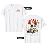 Funny Racing Car Lover Graphic Illustrated Back T-Shirt