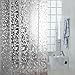 Eforgift Eco-Friendly 12 Gauge PVC Free Shower Curtains Waterproof,Bathroom Curtain Liner, Stone Clear (72 inch by 78 inch)