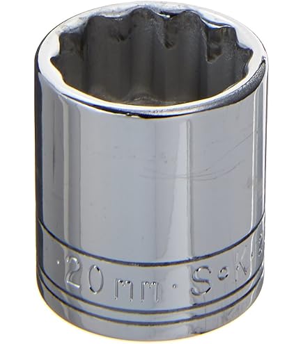 SK Hand Werkzeug Stecknuss 22 Mm, 3/8 Zoll – Chromiert, Made In USA