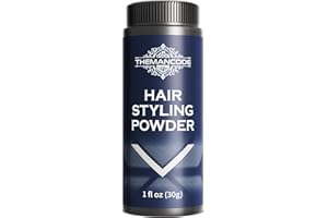 THEMANCODE Texture Powder for Men, Stocking Stuffers, Christmas Gift for Son, Lightweight Hair Styling Powder Adds Volume and Texture for a Natural Look, Best for Short to Medium Hair