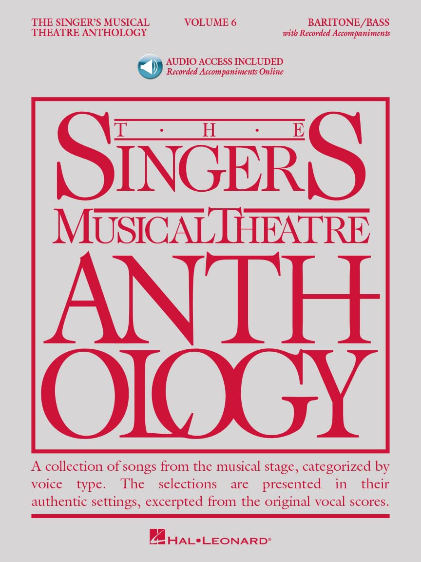 The Singer's Musical Theatre Anthology - Volume 6: Baritone/Bass Book/Online Audio