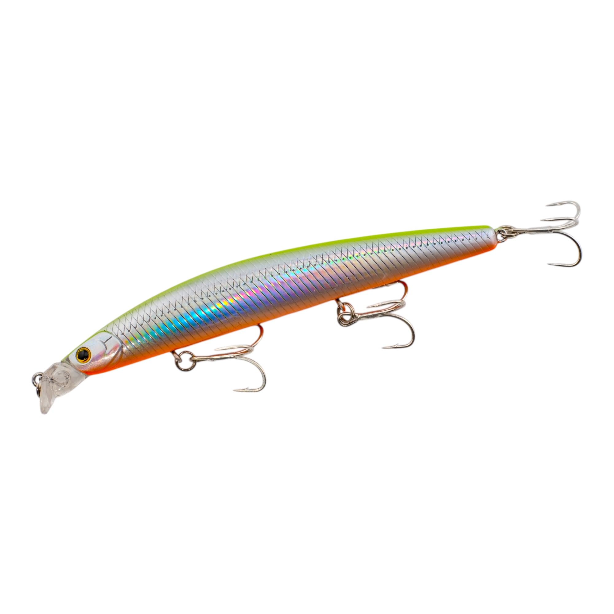 momolures - Shining Minnow Shallow R50+SSR 120mm 16g Bass fishing lures (LASER CHART BACK OB)