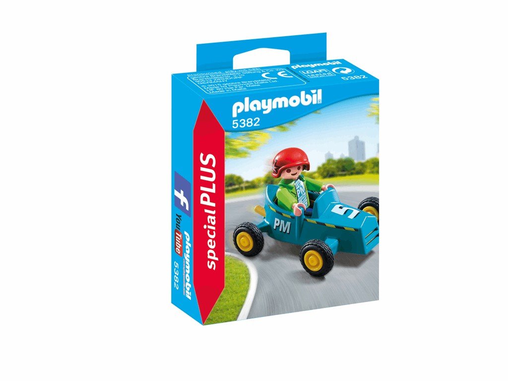 Playmobil 5382 Special Plus Boy with Go-Kart, Fun Imaginative Role-Play, PlaySets Suitable for Children Ages 4+