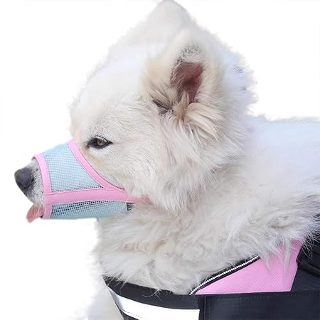 Hundetraining Maulkorb Air Mesh Anti-Beiß Maulkörbe Anti-Bell Training Korb Anti-Bark Dog Muzzle für Kleine Mittlere und Groß