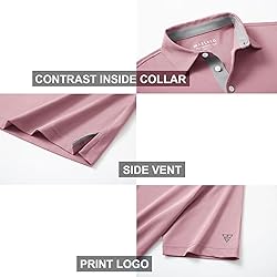 M MAELREG Mens Pique Polo Shirts Short Sleeve