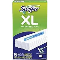 40-Count XL Heavy Duty Swiffer XL Refills - 30 Dry & 10 Wet Mop Pads For Floor Cleaning, Pet Hair