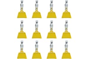 KCMOSGI 12 Pcs Fishing Bells,Fishing Pole Bells,Catfishing Equipment,for Fishing Bells for Rods