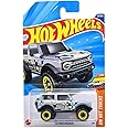 Hot Wheels 21 Ford Bronco, 1/10 Scale, Silver, HW Hot Trucks