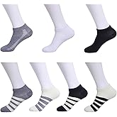 Lamouvre 7 Pairs Thin Ankle Socks for Men Women Low Cut Short Sock Pack
