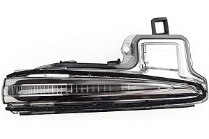 Replacement Auto Parts Passenger Side Mirror Turn Signal Lamp Fit For Toyota RAV4 2020-2024 LED Mirror Light Replace-black-Ri