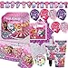 Girl Paw Patrol Party Supplies and Decorations Pack for 16 With Plates, Napkins, Tablecover, Cups, 6 Balloons, Birthday Banner, and Exclusive Paw Birthday Pin By Another Dream