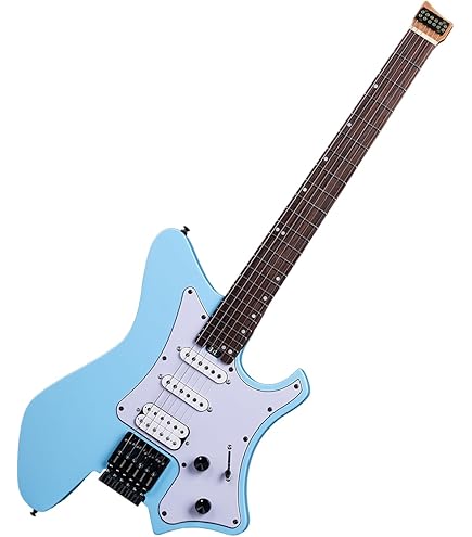 Amazon.com: EART GW2T-SE Headless Electric Guitar, Solid Electric