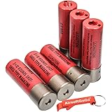 東京マルイ エアショットガン用 ショットシェル型マガジン 6個 (レッド) 【キーホルダー付】