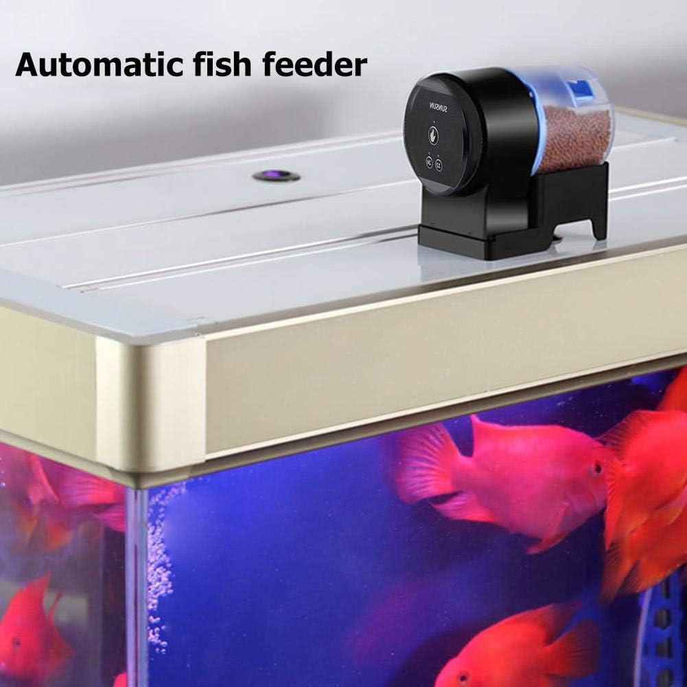 Amazon Demiawaking 自動給餌器 餌やり器 魚 自動餌やり機 水槽用 熱帯魚 カメ 金魚 留守 短期旅行 出張 お出かけの時用 水族水槽用 簡単設置 Demiawakingjp 自動給餌器 通販