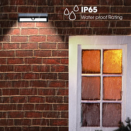 image for Sofer LED Solar Light, 77 LED Solar Light, Wireless Waterproof Wall Li