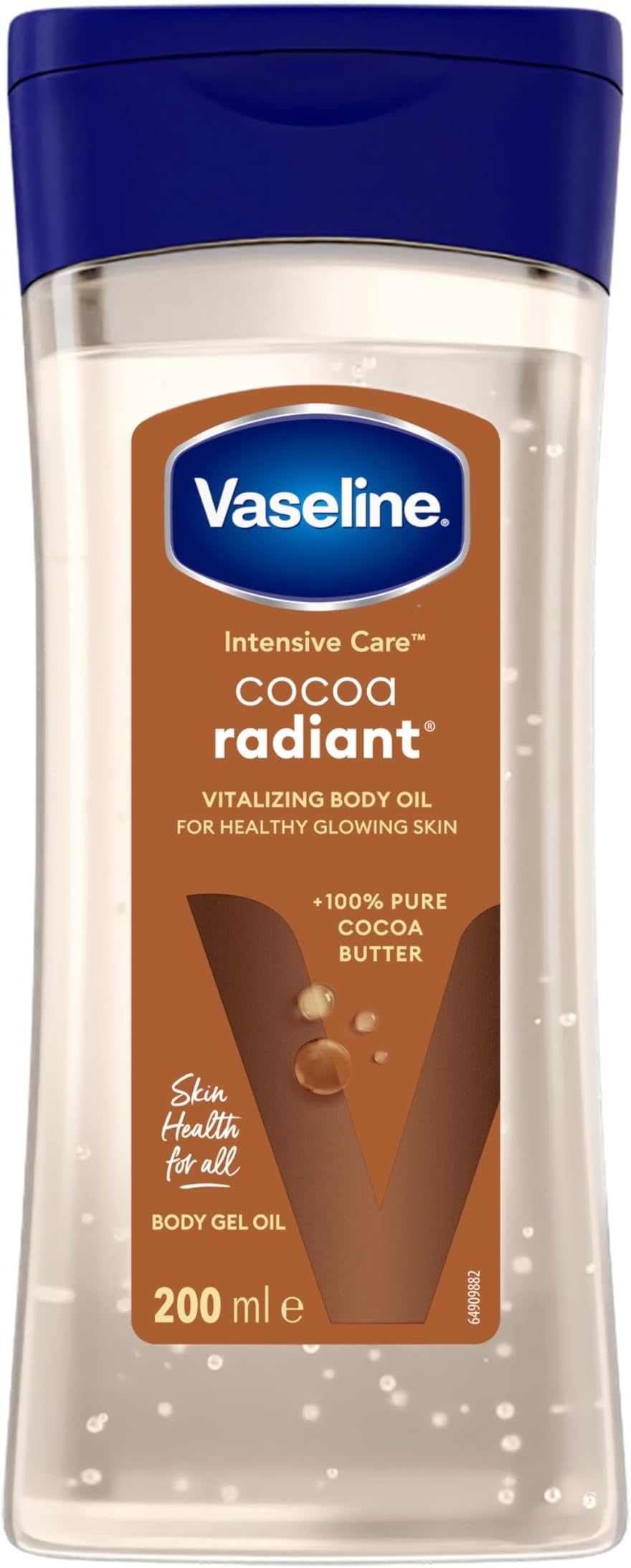 Vaseline Intensive Care Cocoa Radiant Body Gel Oil 6.8oz Hydrating Skin