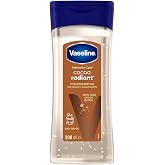 Vaseline Intensive Care Cocoa Radiant for Glowing Skin Body Gel Oil Made with Pure Cocoa Butter + Replenishing Oils 6.8 fl oz