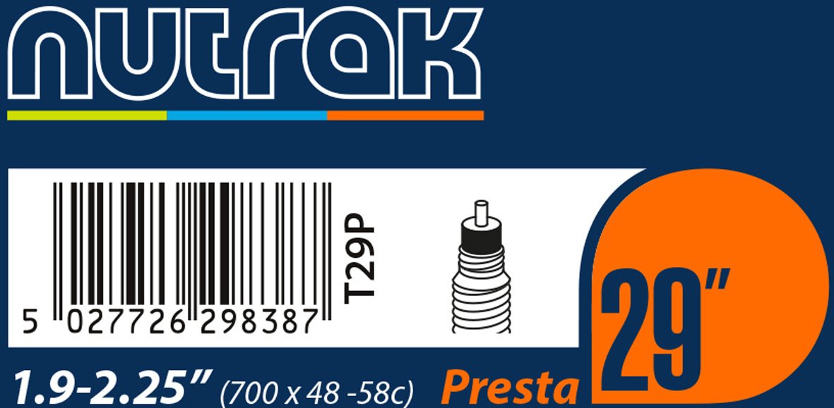 Nutrak 29 X 1.9-2.2 inch Presta inner tube