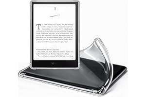 DATAFY Clear Case for 6" Kindle 2024 and 2022 (11 Generation) Ultra Thin Scratch-Proof TPU Protection Silicone Cover - Compatible with iPhone MagSafe, for Samsung/Belkin/Anker Wireless Charging Pads