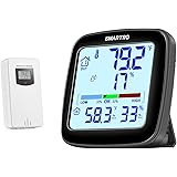 SMARTRO SC92 Professional Indoor Outdoor Thermometer Wireless Digital Hygrometer Room Humidity Gauge Temperature and Humidity