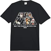 Star Wars May The Fourth Be With You 2026 Original Film Clip Comfort Colors Adult Heavyweight T-shirt