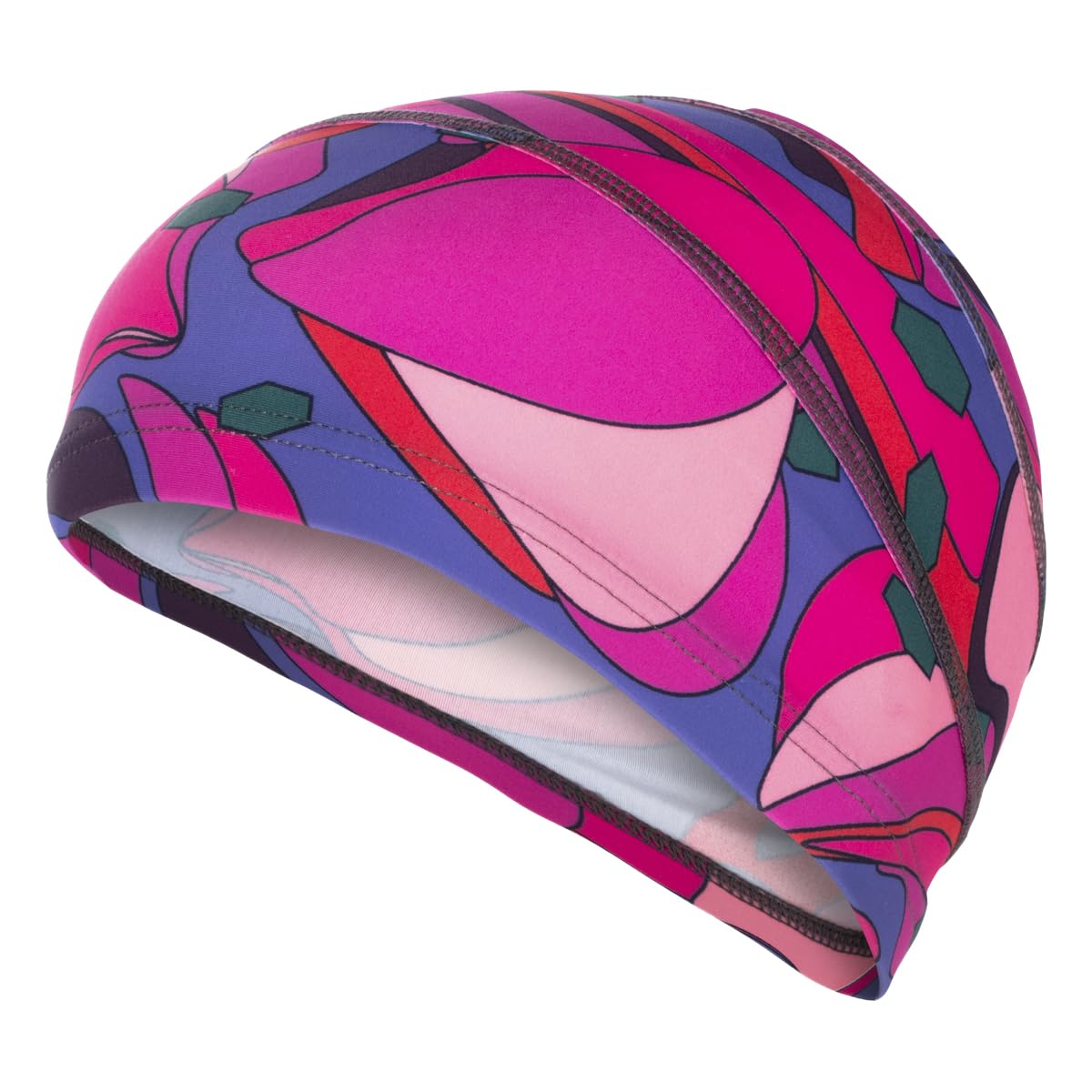 Fashy Women's 3280 43 Fabric Swimming Cap, Pink, Long Hair EU