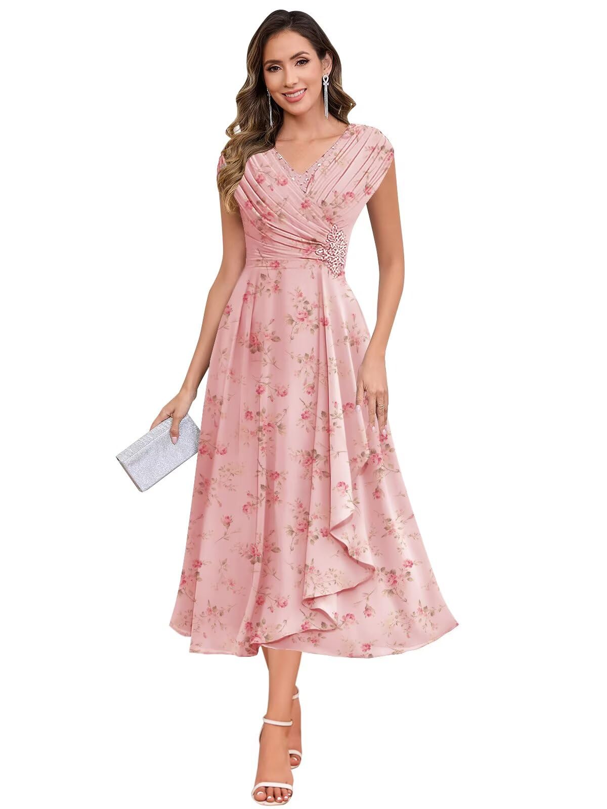 BOLENSYE Plus Size Mother of The Groom Dress for