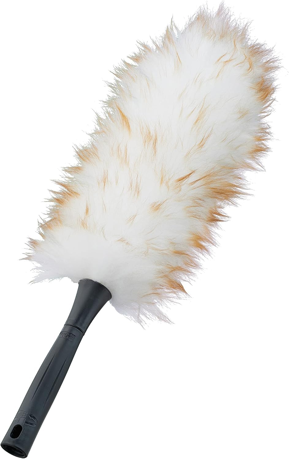 UNGER 921492 StarDuster Lambswool Feather Duster - Soft & Fine Hand Dusting Brush - Fits Any Telescopic Pole for Cleaning, Cream