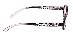 Calabria Clara FL-41 Reading Glasses +2.75 Black