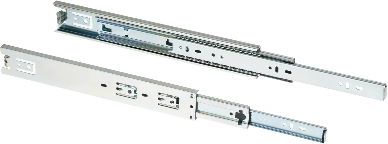 Shop Fox D3034 26 Inch Full Extension Drawer Slide 100 Pound