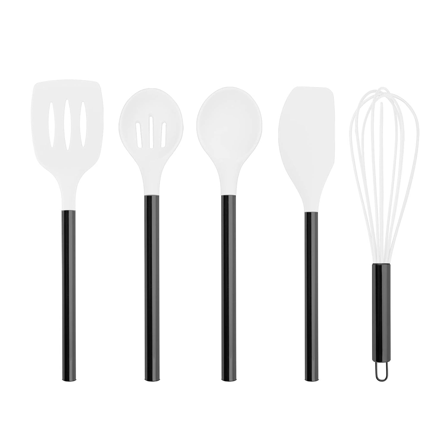 Best Kitchen Utensil Set Metal Handle And White