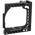 CAMVATE Camera Cage for Sony Alpha A6600/A6500 with Conversion 1/4"-20 Adapter Hole(Black) - 1380